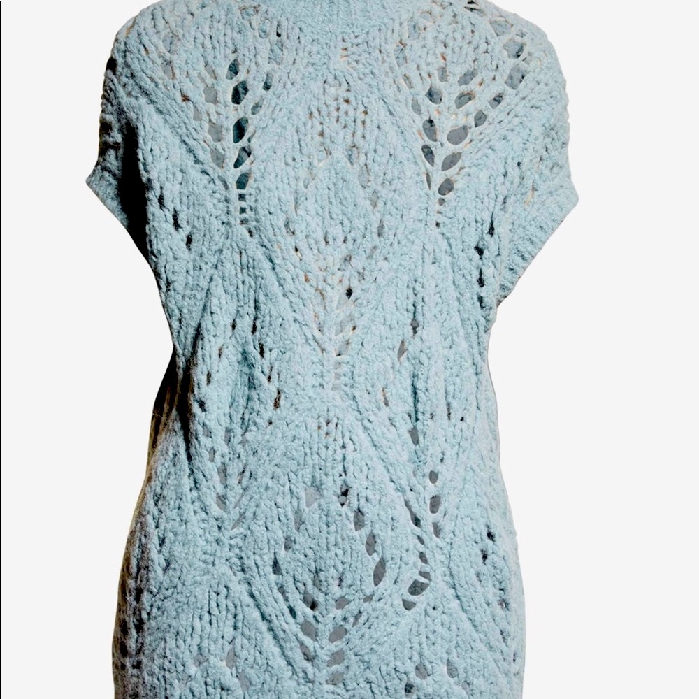 Brunello Cucinelli open-weave sweater in alpaca
blend.